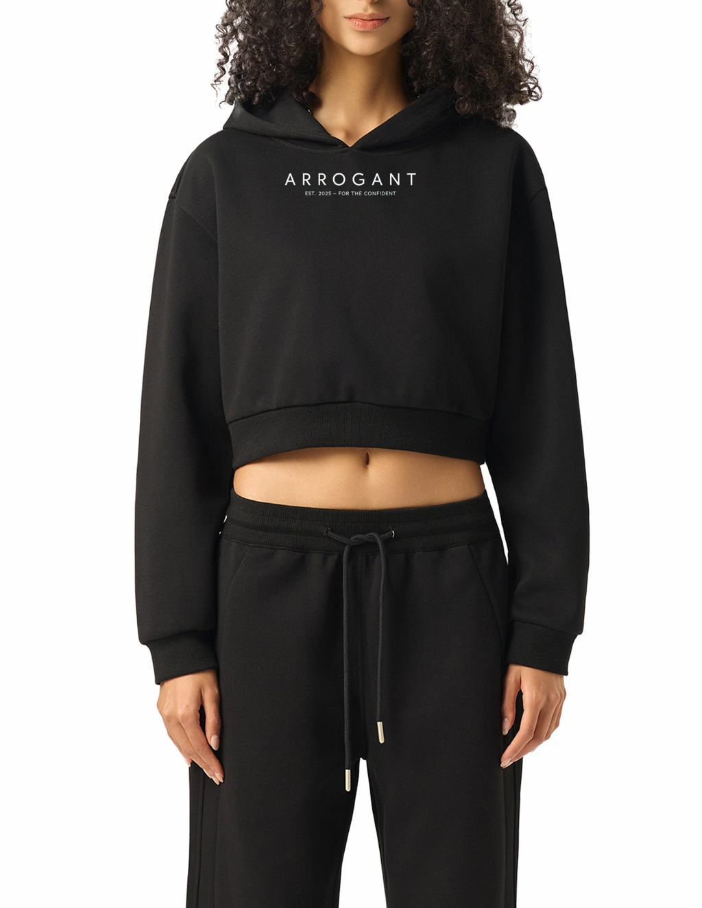 Essential Cropped Hoodie