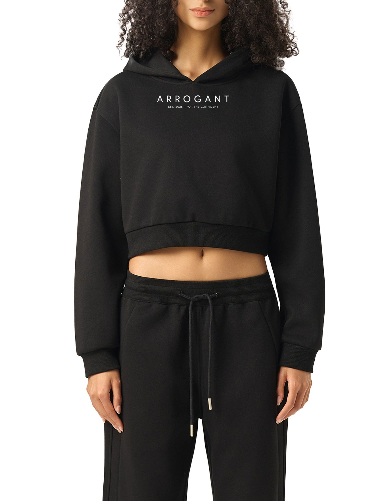 Essential Cropped Hoodie