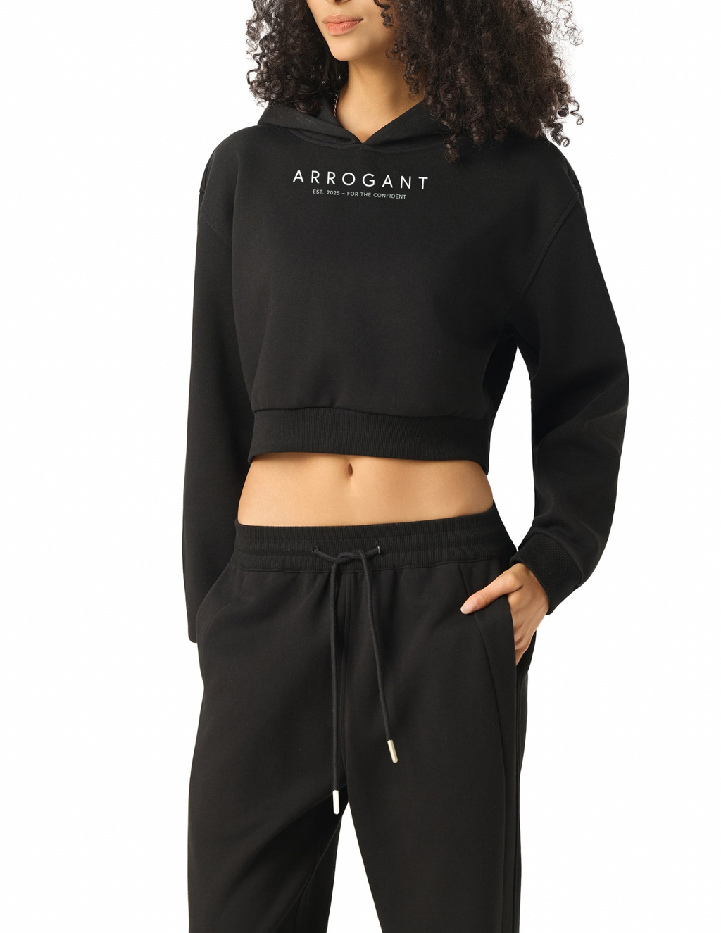 Essential Cropped Hoodie