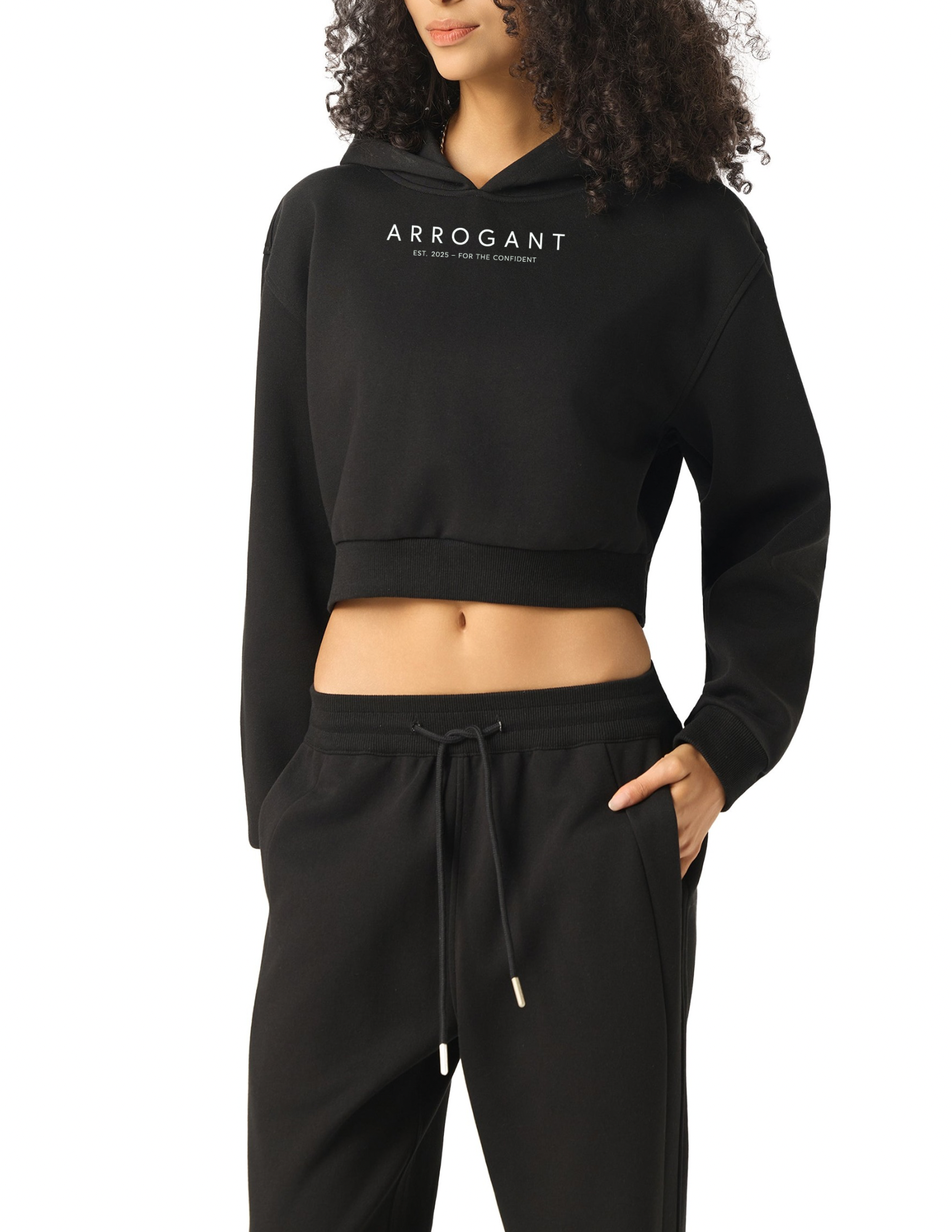 Essential Cropped Hoodie